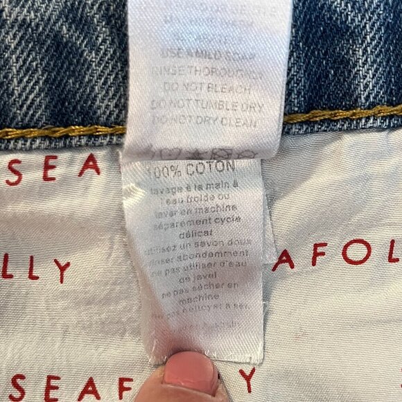 Seafolly The Ridge Denim Shorts Size 13-14 - Picture 11 of 11